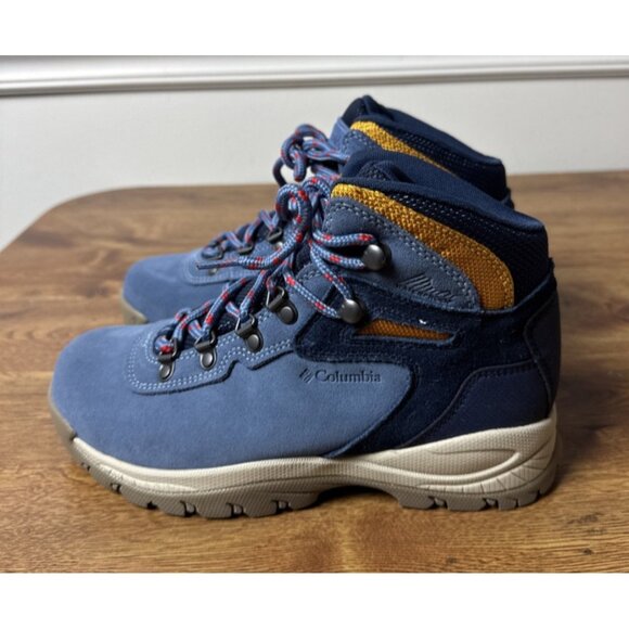 Columbia Women's Newton Ridge Plus Waterproof Amped Hiking Boots 5.5W Blue Dusk - Picture 1 of 8